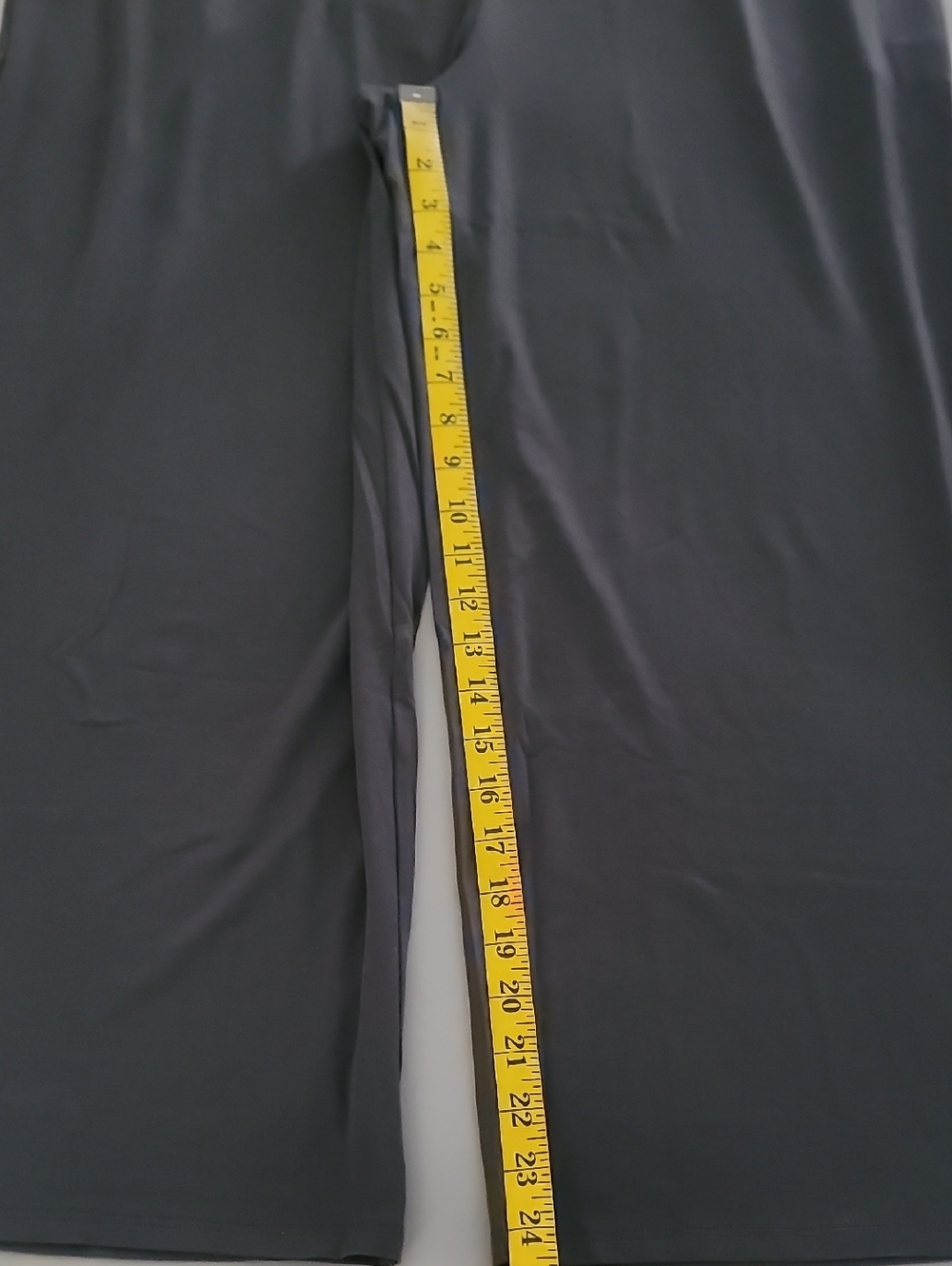 Eileen Fisher Fine Tencel Stretch Jersey Wide Leg Gray Jumpsuit Medium - Picture 13 of 14